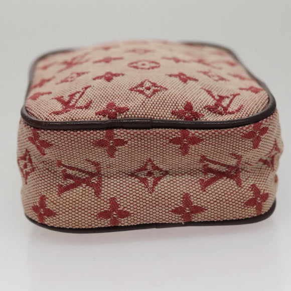 LOUIS VUITTON Monogram Mini Usu Digital Pouch Red M60001 LV Auth 110736