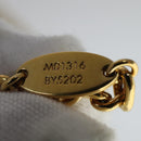 LOUIS VUITTON Air Pods case Pouch metal Gold M01316 LV Auth 110737-12