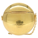 LOUIS VUITTON Air Pods case Pouch metal Gold M01316 LV Auth 110737-2
