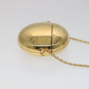 LOUIS VUITTON Air Pods case Pouch metal Gold M01316 LV Auth 110737-3