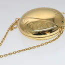 LOUIS VUITTON Air Pods case Pouch metal Gold M01316 LV Auth 110737-6