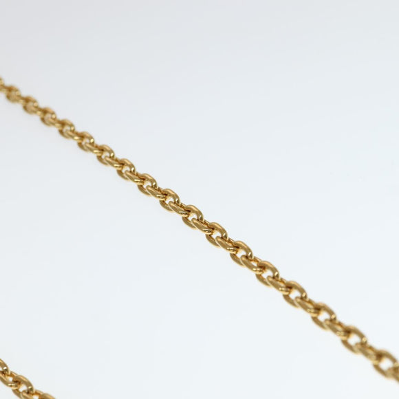 LOUIS VUITTON Air Pods case Pouch metal Gold M01316 LV Auth 110737