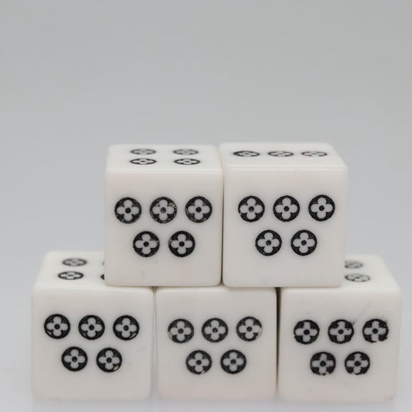 LOUIS VUITTON Monogram Dice Playing Cards set LV Auth 110738SM
