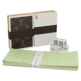 LOUIS VUITTON Monogram Dice Playing Cards set LV Auth 110738SM