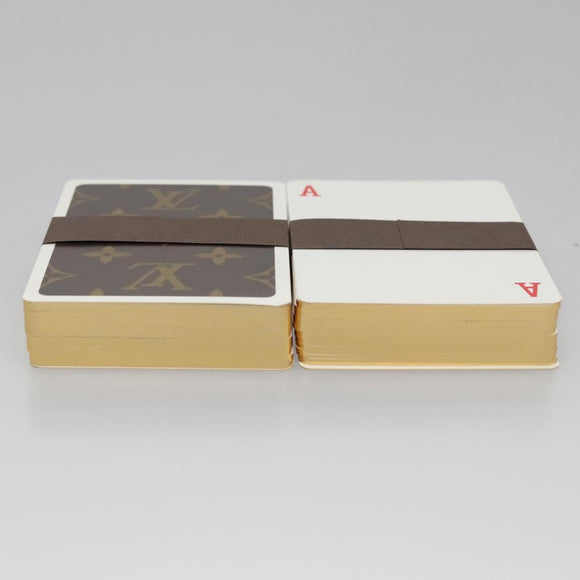 LOUIS VUITTON Monogram Dice Playing Cards set LV Auth 110738SM