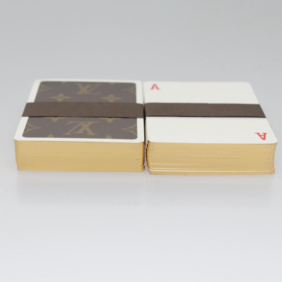 LOUIS VUITTON Monogram Dice Playing Cards set LV Auth 110738SM