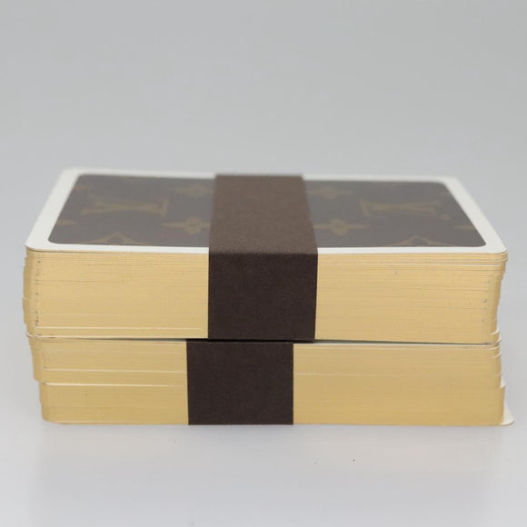 LOUIS VUITTON Monogram Dice Playing Cards set LV Auth 110738SM