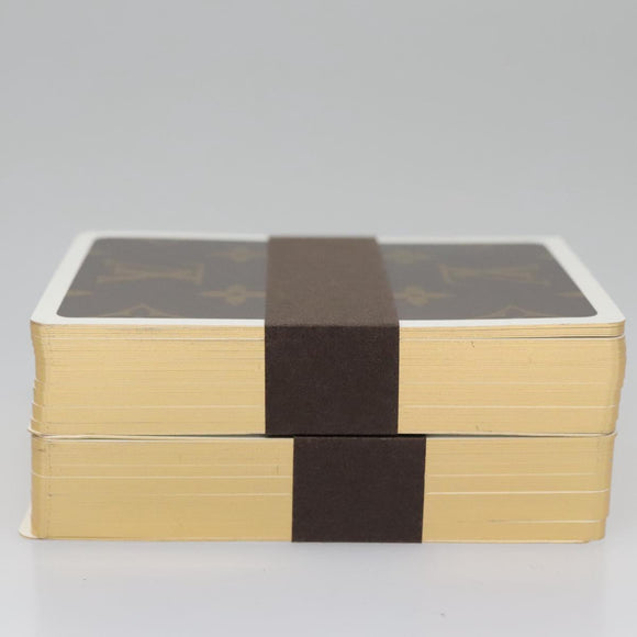 LOUIS VUITTON Monogram Dice Playing Cards set LV Auth 110738SM