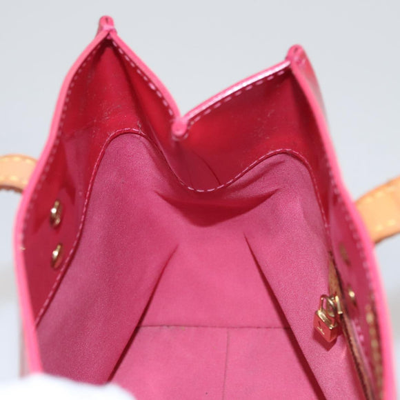 LOUIS VUITTON Monogram Vernis Reade PM Hand Bag Fran Boise M9132F LV Auth 110746