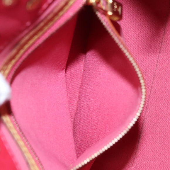 LOUIS VUITTON Monogram Vernis Reade PM Hand Bag Fran Boise M9132F LV Auth 110746