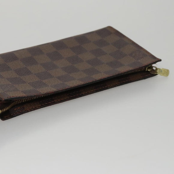 LOUIS VUITTON Damier Ebene Bucket GM Shoulder Bag SPO N42236 LV Auth 110759