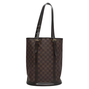 LOUIS VUITTON Damier Ebene Bucket GM Shoulder Bag SPO N42236 LV Auth 110759 - 0