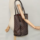 LOUIS VUITTON Damier Ebene Bucket GM Shoulder Bag SPO N42236 LV Auth 110759-34