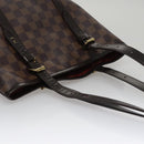 LOUIS VUITTON Damier Ebene Bucket GM Shoulder Bag SPO N42236 LV Auth 110759-6