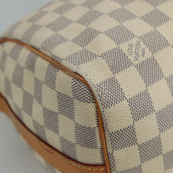 LOUIS VUITTON Damier Azur Speedy Bandouliere 25 Hand Bag N41000 LV Auth 110764
