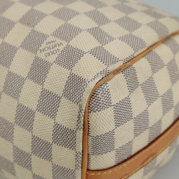 LOUIS VUITTON Damier Azur Speedy Bandouliere 25 Hand Bag N41000 LV Auth 110764