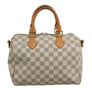 LOUIS VUITTON Damier Azur Speedy Bandouliere 25 Hand Bag N41000 LV Auth 110764-2