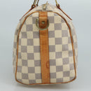 LOUIS VUITTON Damier Azur Speedy Bandouliere 25 Hand Bag N41000 LV Auth 110764-3