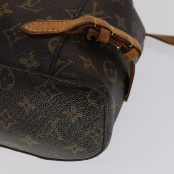 LOUIS VUITTON Monogram Montsouris NMPM Backpack M45501 LV Auth 110772