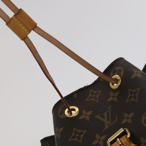 LOUIS VUITTON Monogram Montsouris NMPM Backpack M45501 LV Auth 110772