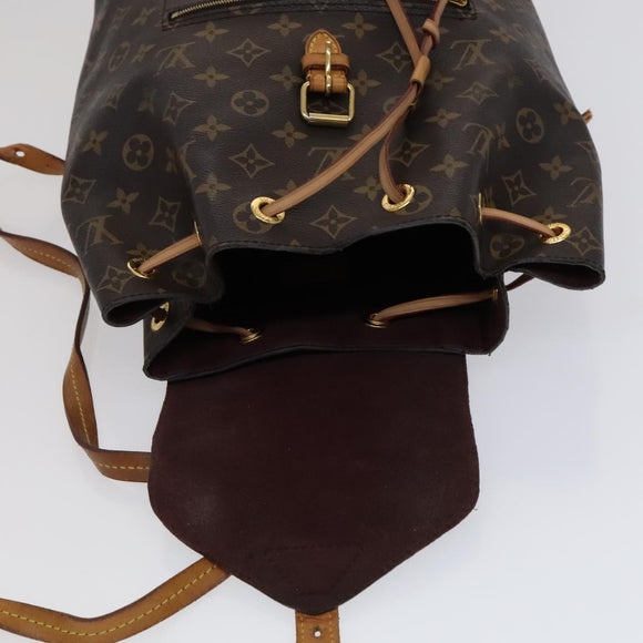 LOUIS VUITTON Monogram Montsouris NMPM Backpack M45501 LV Auth 110772