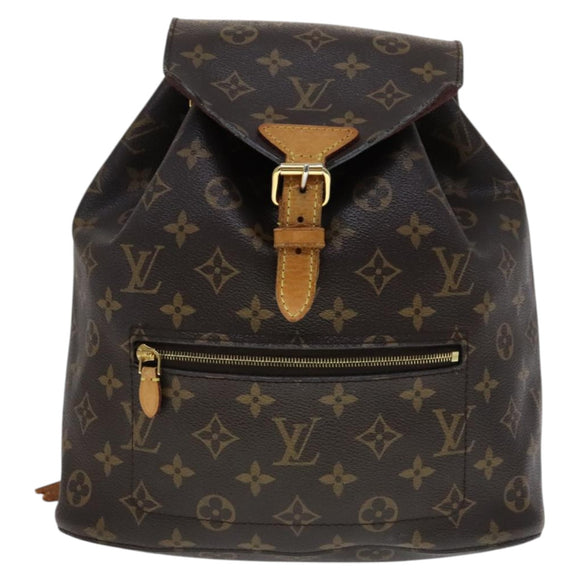 LOUIS VUITTON Monogram Montsouris NMPM Backpack M45501 LV Auth 110772