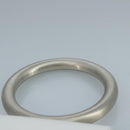 Salvatore Ferragamo hand Pouch Leather White Silver Auth 110793V-14