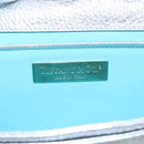 TIFFANY&Co. Chain Shoulder Bag Leather Silver Auth 110794-17