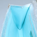 TIFFANY&Co. Chain Shoulder Bag Leather Silver Auth 110794-19