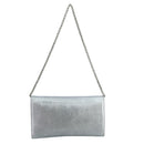 TIFFANY&Co. Chain Shoulder Bag Leather Silver Auth 110794-2