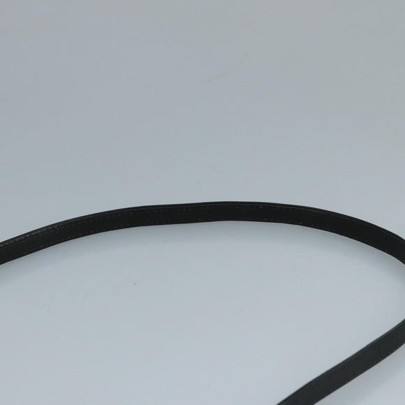 Christian Dior Trotter Canvas Shoulder Bag Navy Gold Auth 110806