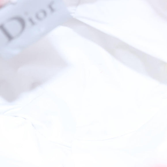 Christian Dior Pile Trotter Hand Bag Pink White Auth 110808