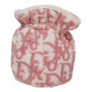 Christian Dior Pile Trotter Hand Bag Pink White Auth 110808-2