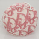 Christian Dior Pile Trotter Hand Bag Pink White Auth 110808-6