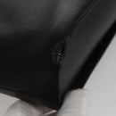 CHANEL Hand Bag Caviar Skin Black Silver CC Auth 110813-10