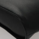 CHANEL Hand Bag Caviar Skin Black Silver CC Auth 110813-14