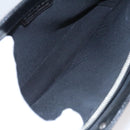 CHANEL Hand Bag Caviar Skin Black Silver CC Auth 110813-11