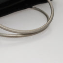 CHANEL Hand Bag Caviar Skin Black Silver CC Auth 110813-7