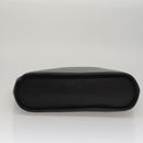 CHANEL Hand Bag Caviar Skin Black Silver CC Auth 110813-9