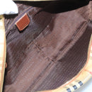 BURBERRY Nova Check Shoulder Bag PVC Beige Brown gold Auth 110832-11