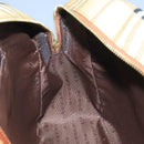 BURBERRY Nova Check Shoulder Bag PVC Beige Brown gold Auth 110832-19