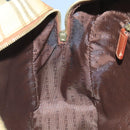 BURBERRY Nova Check Shoulder Bag PVC Beige Brown gold Auth 110832-20