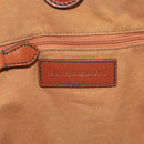 BURBERRY Nova Check Shoulder Bag PVC Suede Beige Brown gold Auth 110833-17