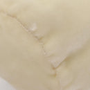 PRADA Accessory Pouch Velor Cream Auth 110839-14