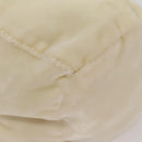 PRADA Accessory Pouch Velor Cream Auth 110839-15