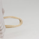 PRADA Accessory Pouch Velor Cream Auth 110839-8