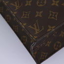 LOUIS VUITTON Monogram Sac Plat Hand Bag M51140 LV Auth 110857-9