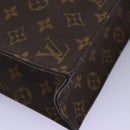 LOUIS VUITTON Monogram Sac Plat Hand Bag M51140 LV Auth 110857-15