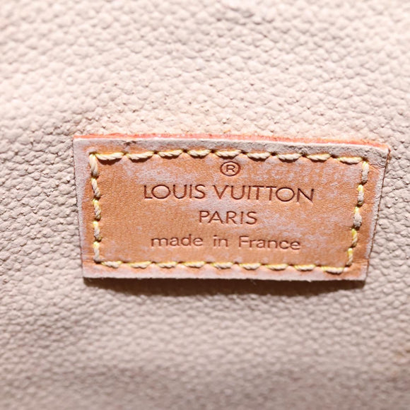 LOUIS VUITTON Monogram Sac Plat Hand Bag M51140 LV Auth 110857