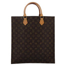 LOUIS VUITTON Monogram Sac Plat Hand Bag M51140 LV Auth 110857-13